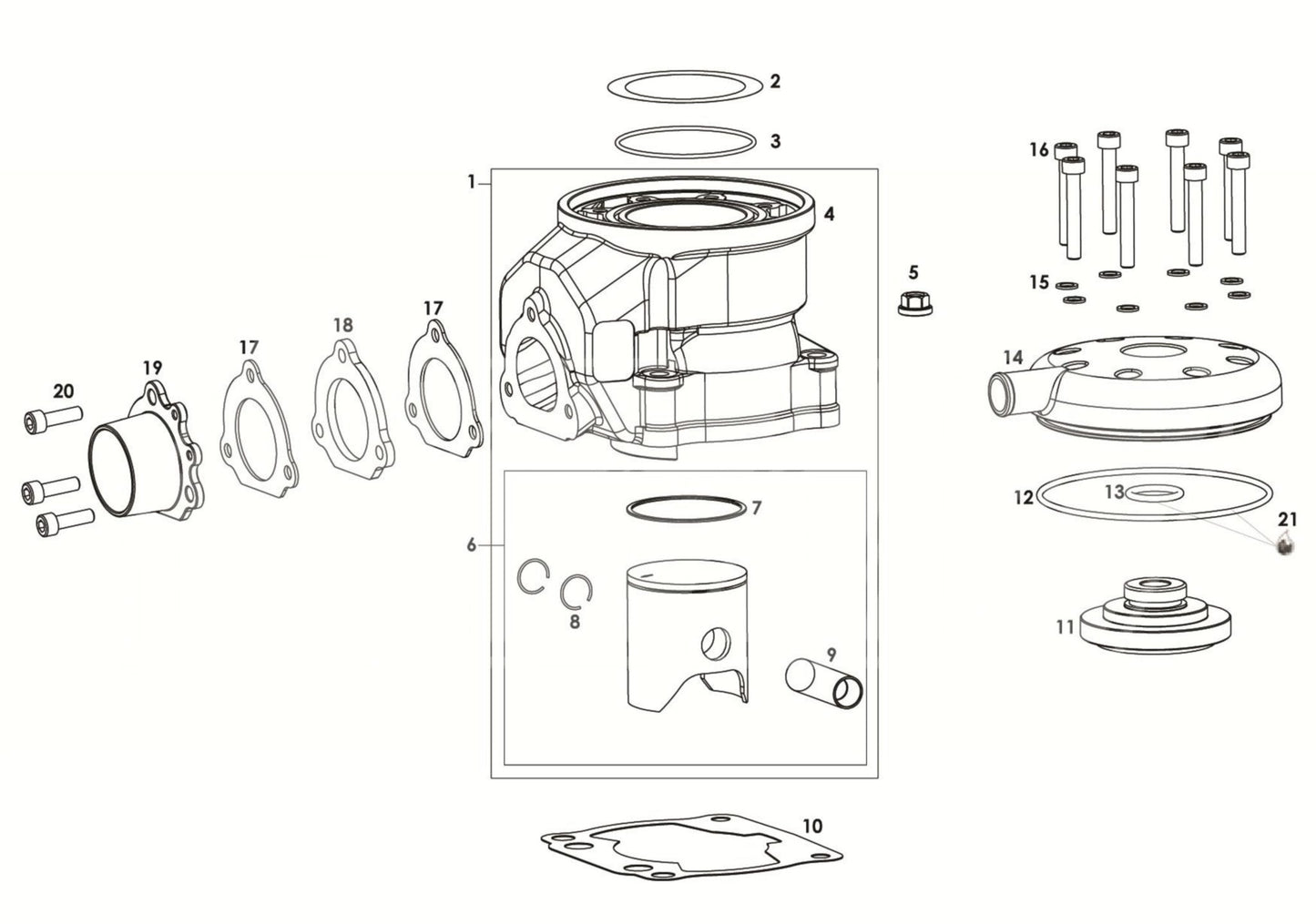 AXE DE PISTON MXO