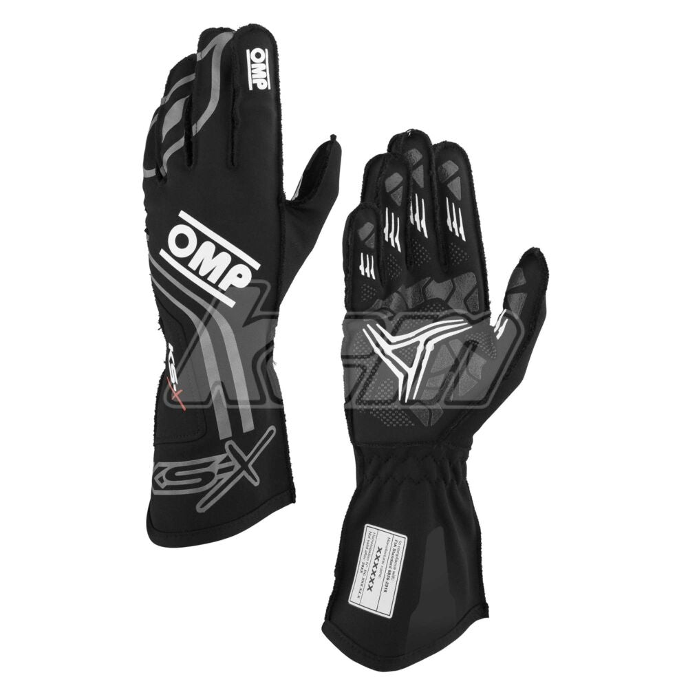PAIRE DE GANTS OMP KS-X HOMOLATION FIA 8877.2022