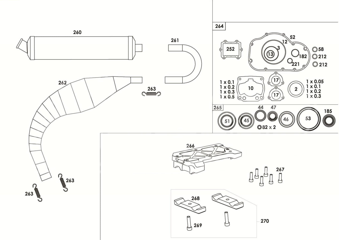 KIT DE JOINTS SPIE MAXTER