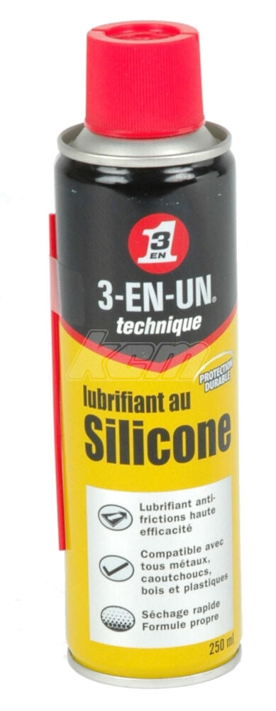 LUBRIFIANT SILICONE 3 en 1 (BOMBE 250 ml)