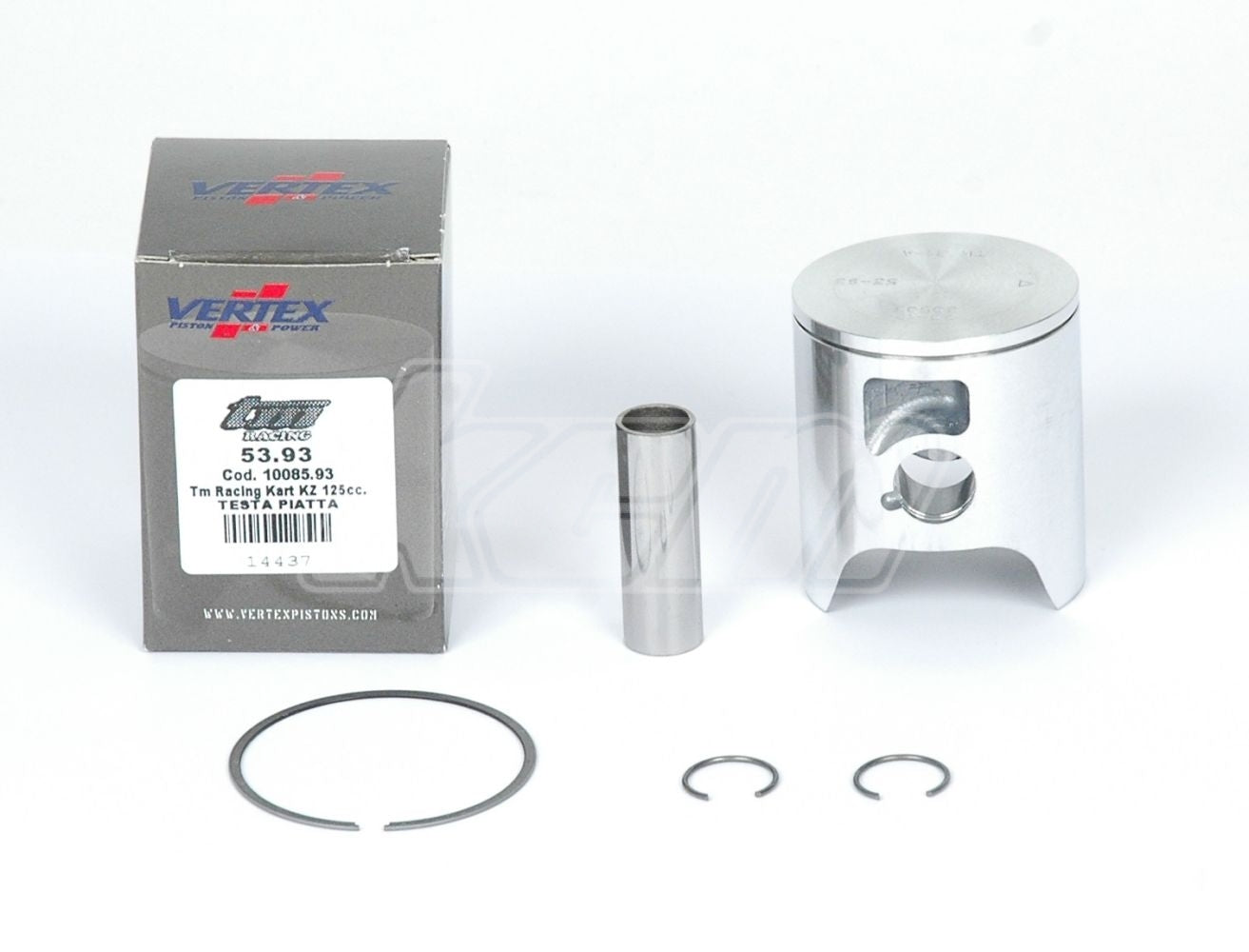 PISTON SEMI PLAT TM/VERTEX AJOURE - SEGMENT 0.8