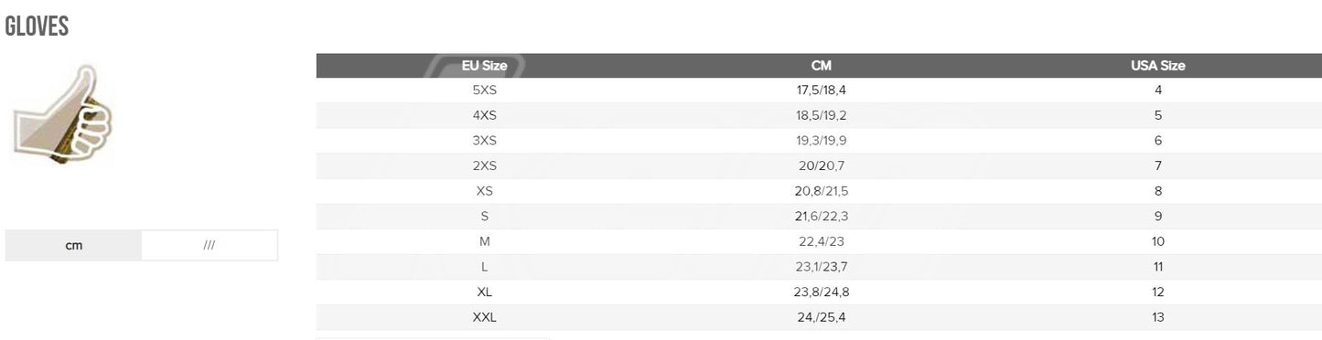 PAIRE DE GANTS /BLANC OMP KS-1R