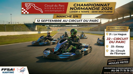 Championnat Normandie 2026 — Manche 2/4 au Circuit du Parc le 12 Septembre