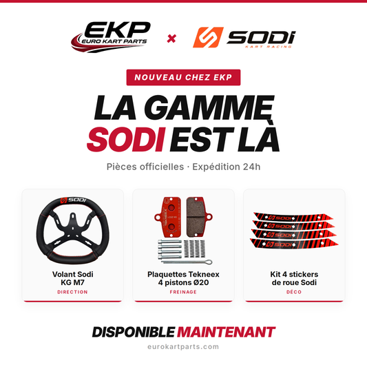 Pièces détachées SODI : la gamme officielle arrive chez EuroKartParts