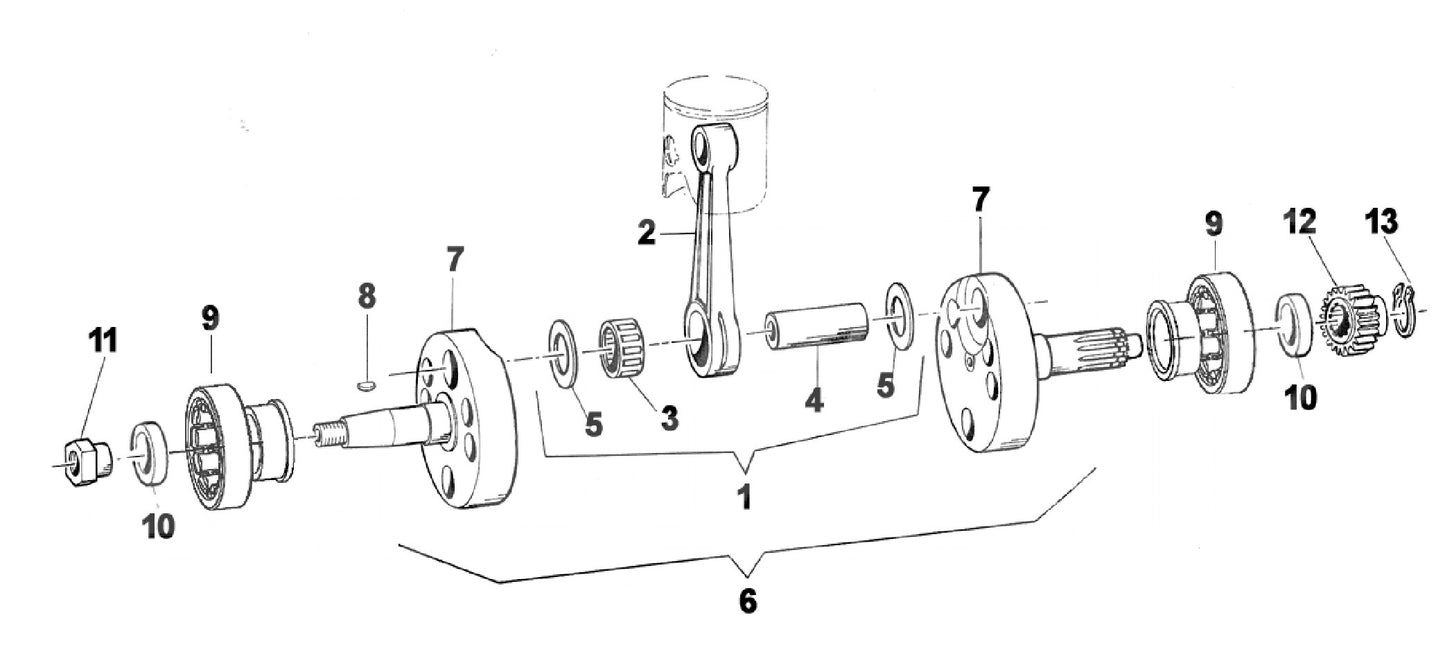 KIT BIELLE COMPLET RACING 20mm