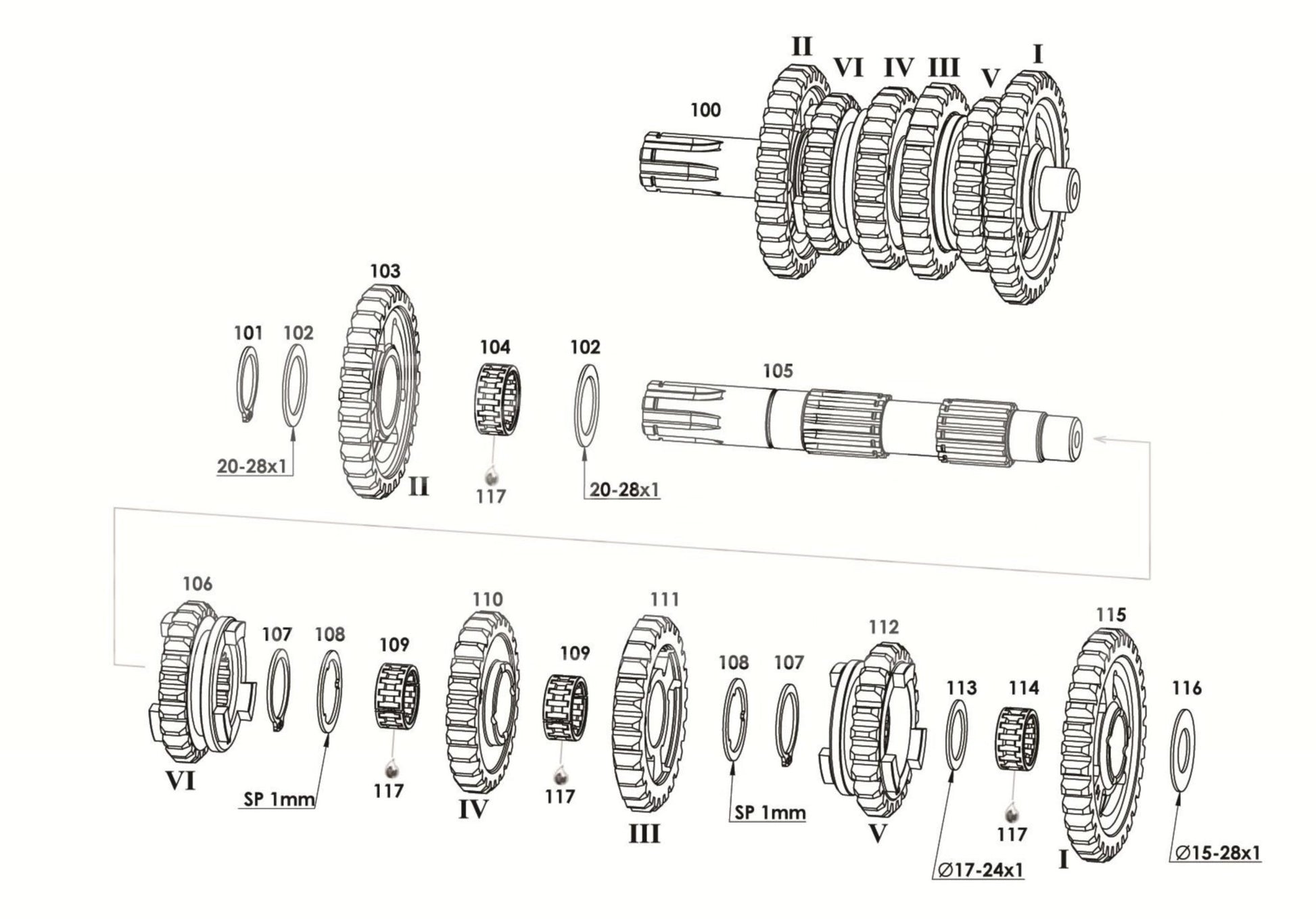 RONDELLE DE CAGE 20 / 28 / 1