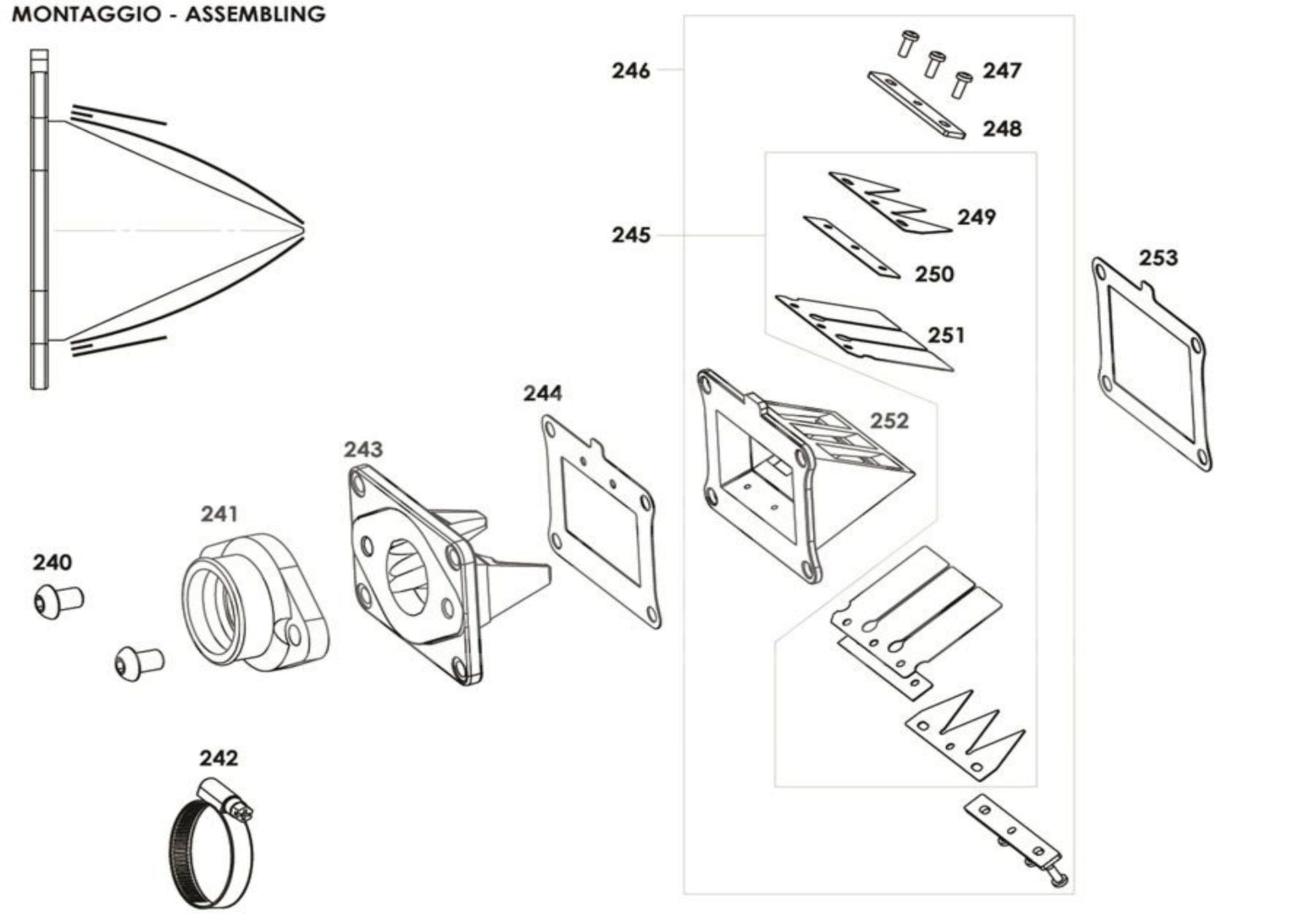 CLAPET (1) 0.38 / 0.40 mm