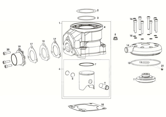 AXE DE PISTON MXO