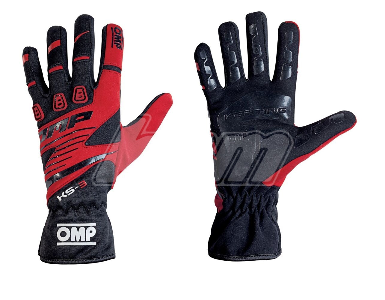 PAIRE DE GANTS OMP KS3 /ROUGE