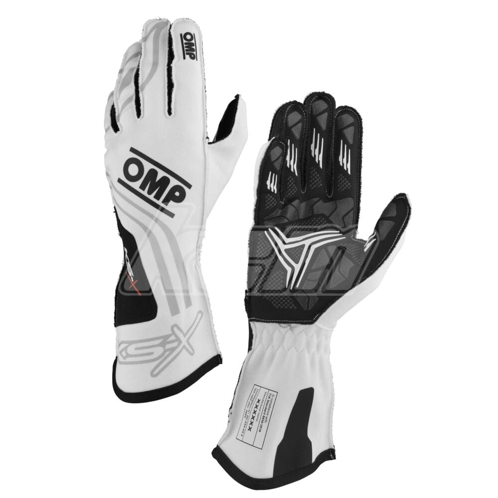 PAIRE DE GANTS OMP KS-X HOMOLATION FIA 8877.2022