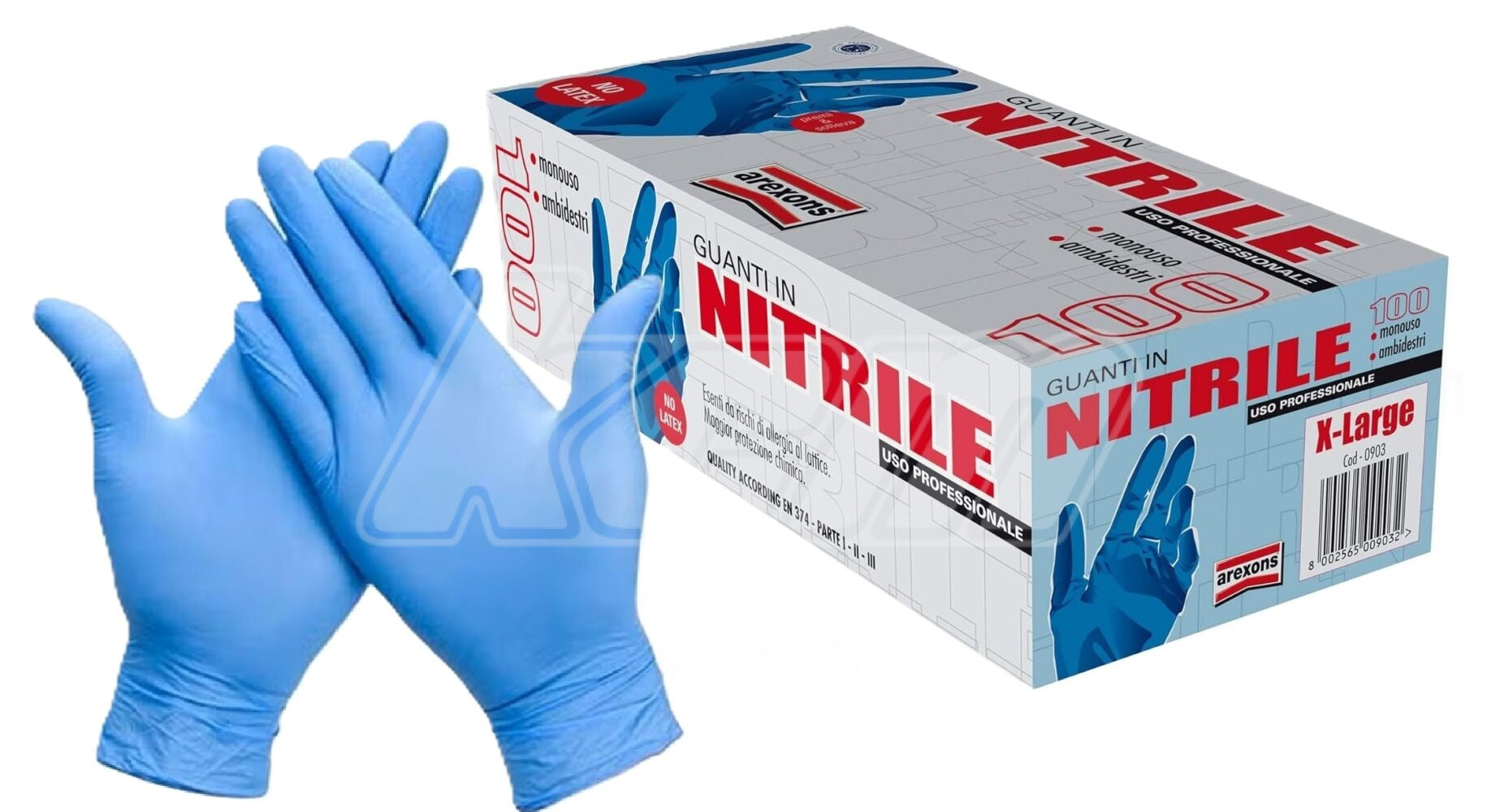100 PAIRES DE GANTS EN NITRILE
