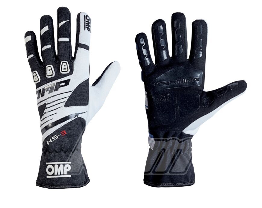 PAIRE DE GANTS OMP KS3 /BLANC