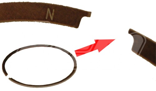 SEGMENT PISTON 1mm NIPPON RING