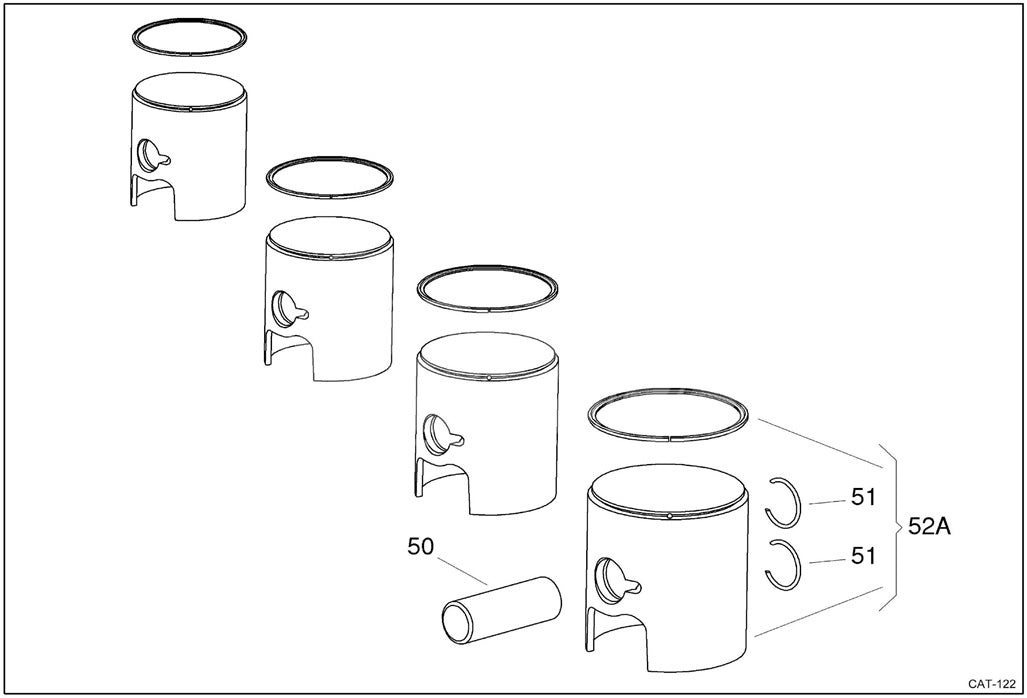 CLIPS DE PISTON IAME ø14