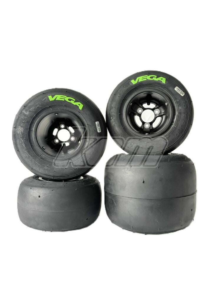 KIT DE JANTES 130/ VLV + PNEUS VEGA XH3