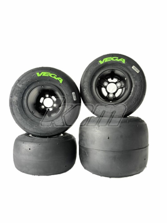 KIT DE JANTES 130/ VLV + PNEUS VEGA XH3