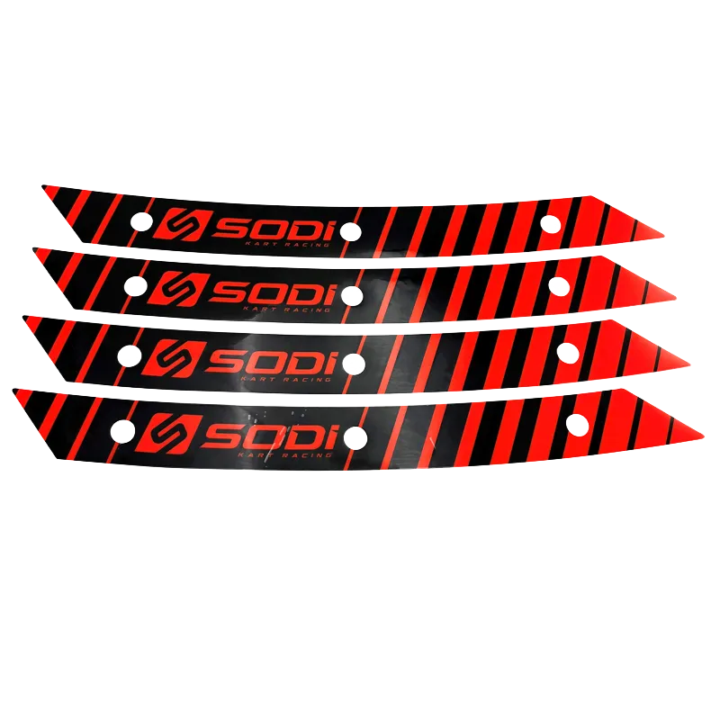 KIT DE 4 STICKERS DE ROUE SODI KART RACING