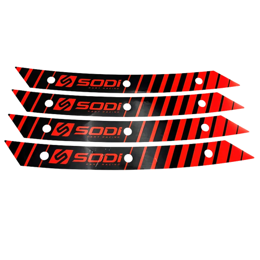 KIT DE 4 STICKERS DE ROUE SODI KART RACING