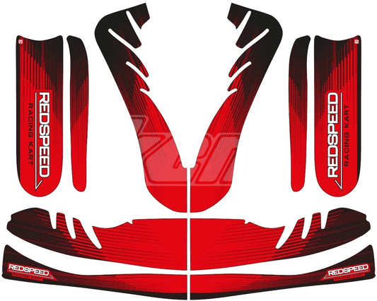 KIT DECO COMPLET REDSPEED POUR CARROSSERIE M11
