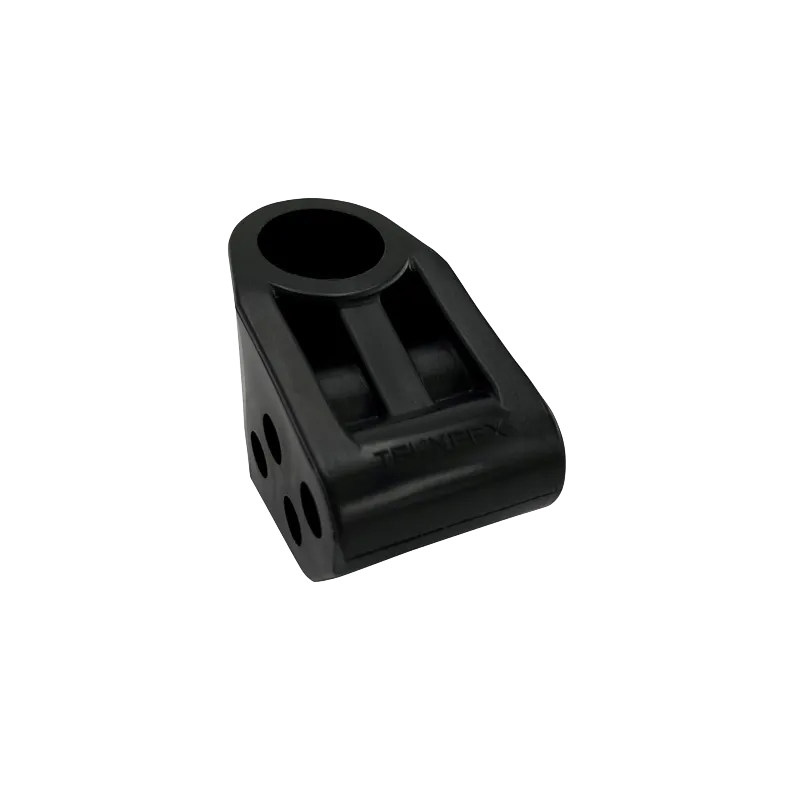 SUPPORT COLONNE PLASTIQUE 4 TROUS TEKNEEX