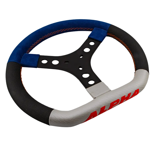 VOLANT ALPHA STANDARD BLEU/ORANGE 3 BRANCHES